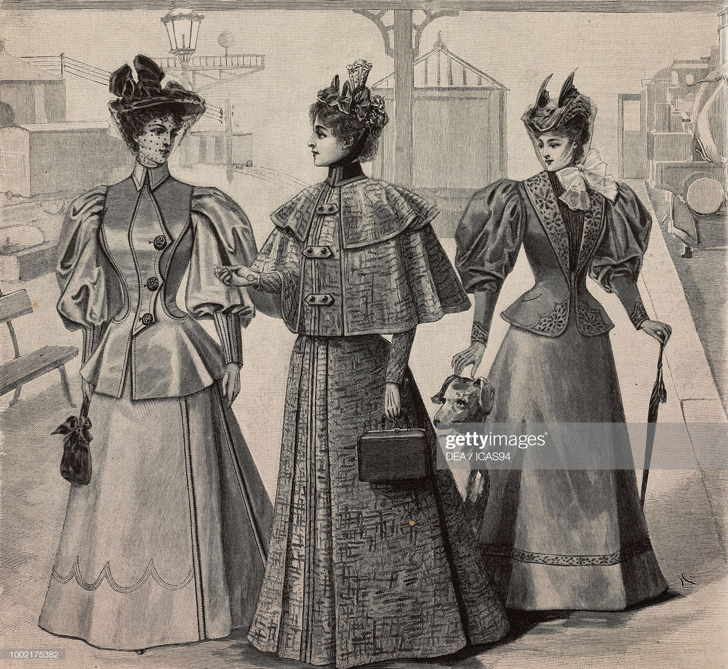 1890s Ladies Robe de Voyage - Victorian - Belle Epoque Traveling Jacket - 1895 Pattern #E0177 - 32 Inch Bust