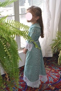 1910s Ladies Dress with Embroidered Collar - 1912 Pattern #E4016 - 34 Inch Bust