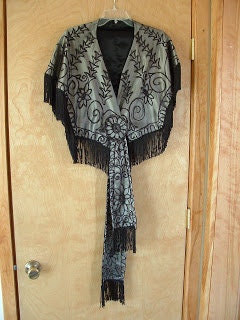 1910s Ladies Lace Wrap - 1912 Pattern #E0400 - 36 Inch Bust
