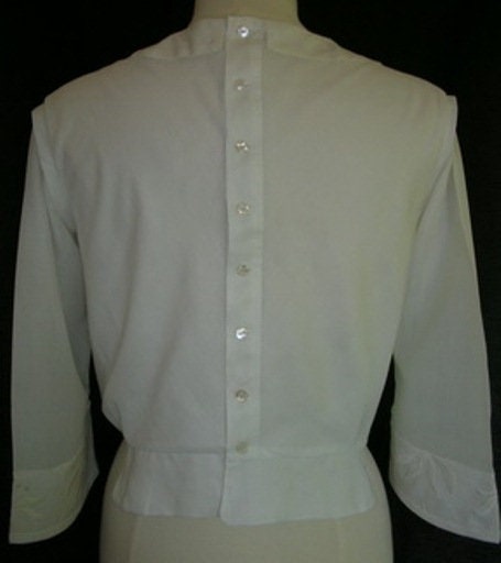 1910s Ladies Blouse With Yoked Neckband - 1912 Pattern #E0191 - 36 Inch Bust