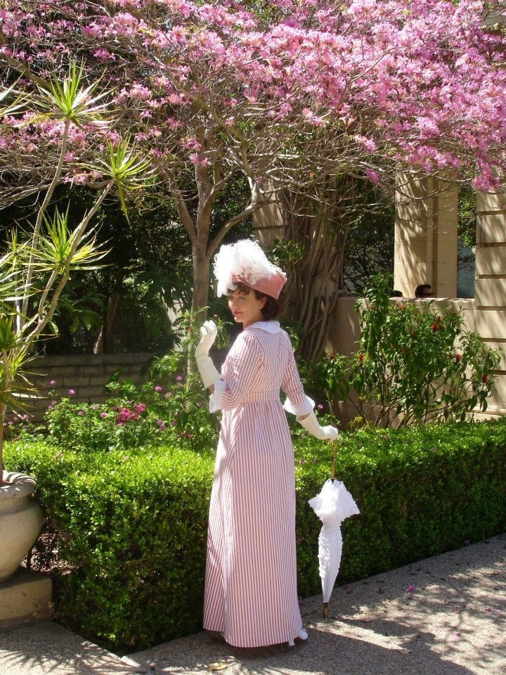 1910s Ladies Dress with Four Gore Skirt - 1912 Pattern #E6131 - 36 Inch Bust