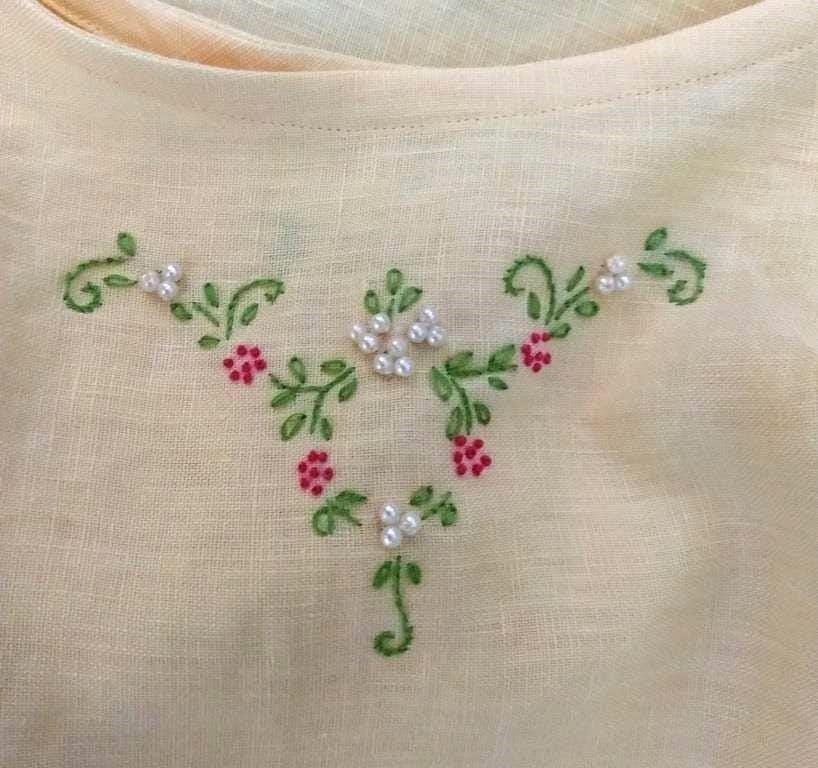 1920s Ladies Nightgown With Embroidery - INSTANT DOWNLOAD - 1926 Pattern #Z4130 - 33 Inch Bust - Print at Home - PDF