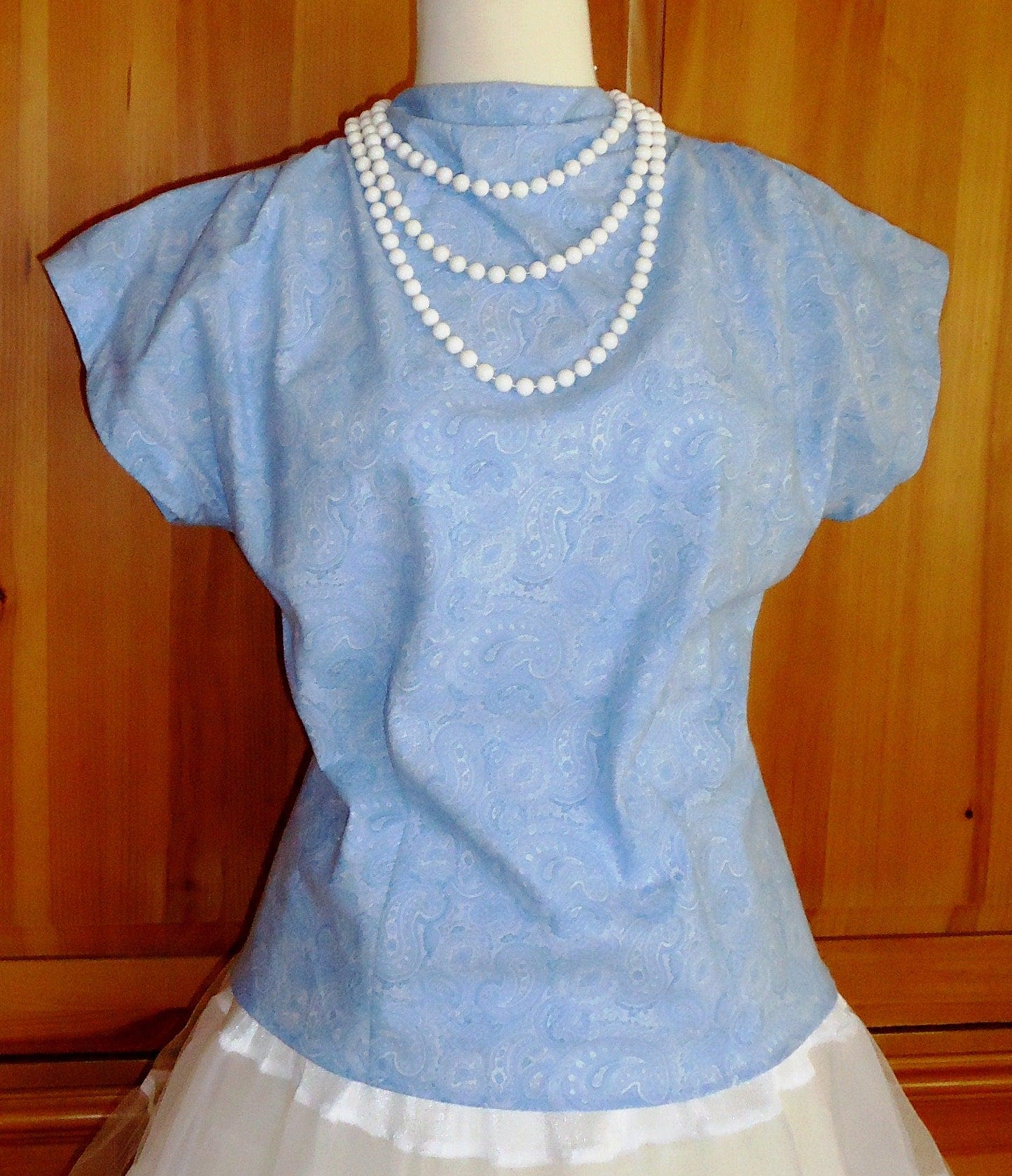 1940s Ladies Cowl-Style Neck Blouse - INSTANT DOWNLOAD - Reproduction 1946 Sewing Pattern #F6690 - 34 Inch Bust - PDF - Print at Home