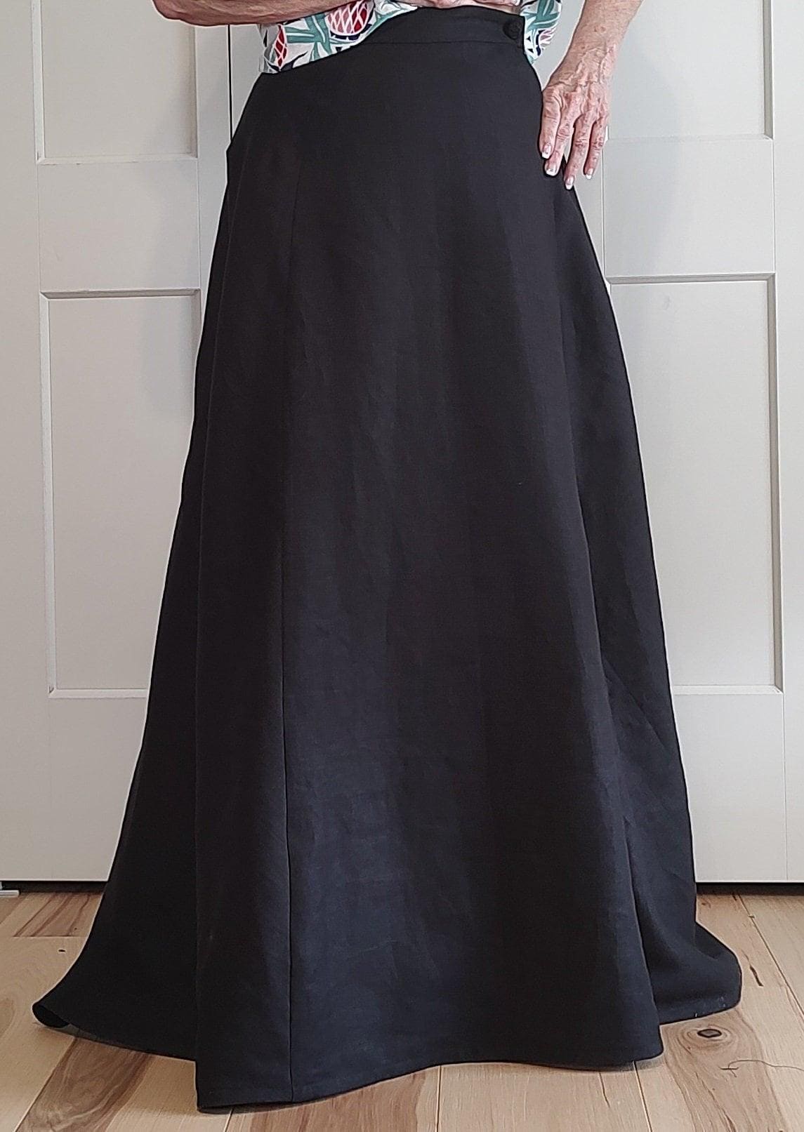 1890s Ladies Circular Skirt In Two Lengths - INSTANT DOWNLOAD - Reproduction 1899 Sewing Pattern #E3070 - 22 Inch Waist - Print At Home PDF