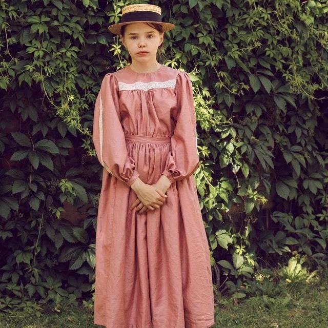 1890s Girl's Two-Piece Dress With Russian Embroidery - INSTANT DOWNLOAD - Reproduction 1894 Sewing Pattern #C0953b - PDF - Print At Home