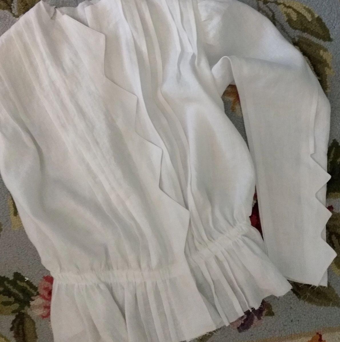 1900s Ladies Edwardian Era Blouse With ZigZag Detailing - 1908 Pattern #E2997 - 36 Inch Bust - Gibson Girl