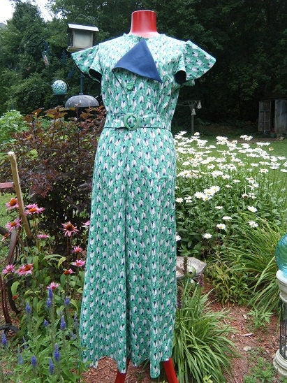 1930s Ladies Beach Pajamas - Loungewear - Pattern #T1536 - 36 Inch Bust