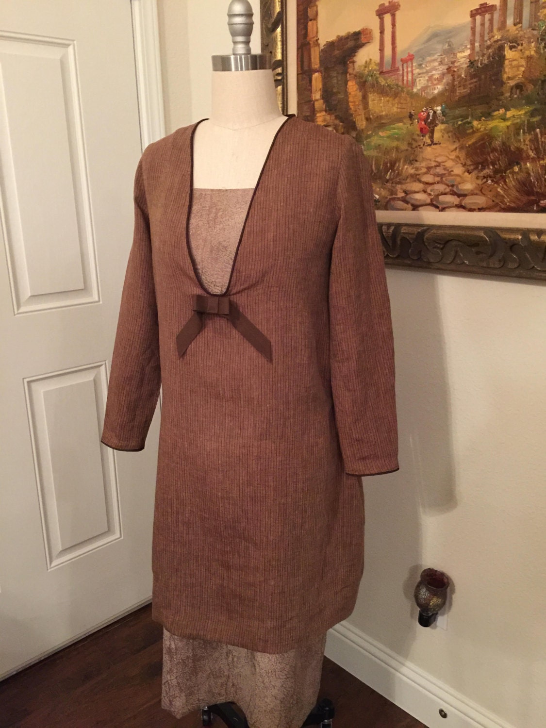 1920s Ladies Coat and Dress Ensemble - Reproduction 1925 Sewing Pattern #Z0551 - 36 Inch Bust