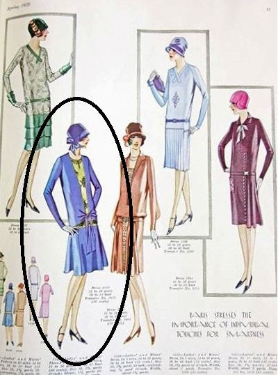 1920s Ladies Three Piece Ensemble - INSTANT DOWNLOAD - Reproduction 1928 Sewing Pattern #Z5140 - 36 Inch Bust - PDF - Print At Home