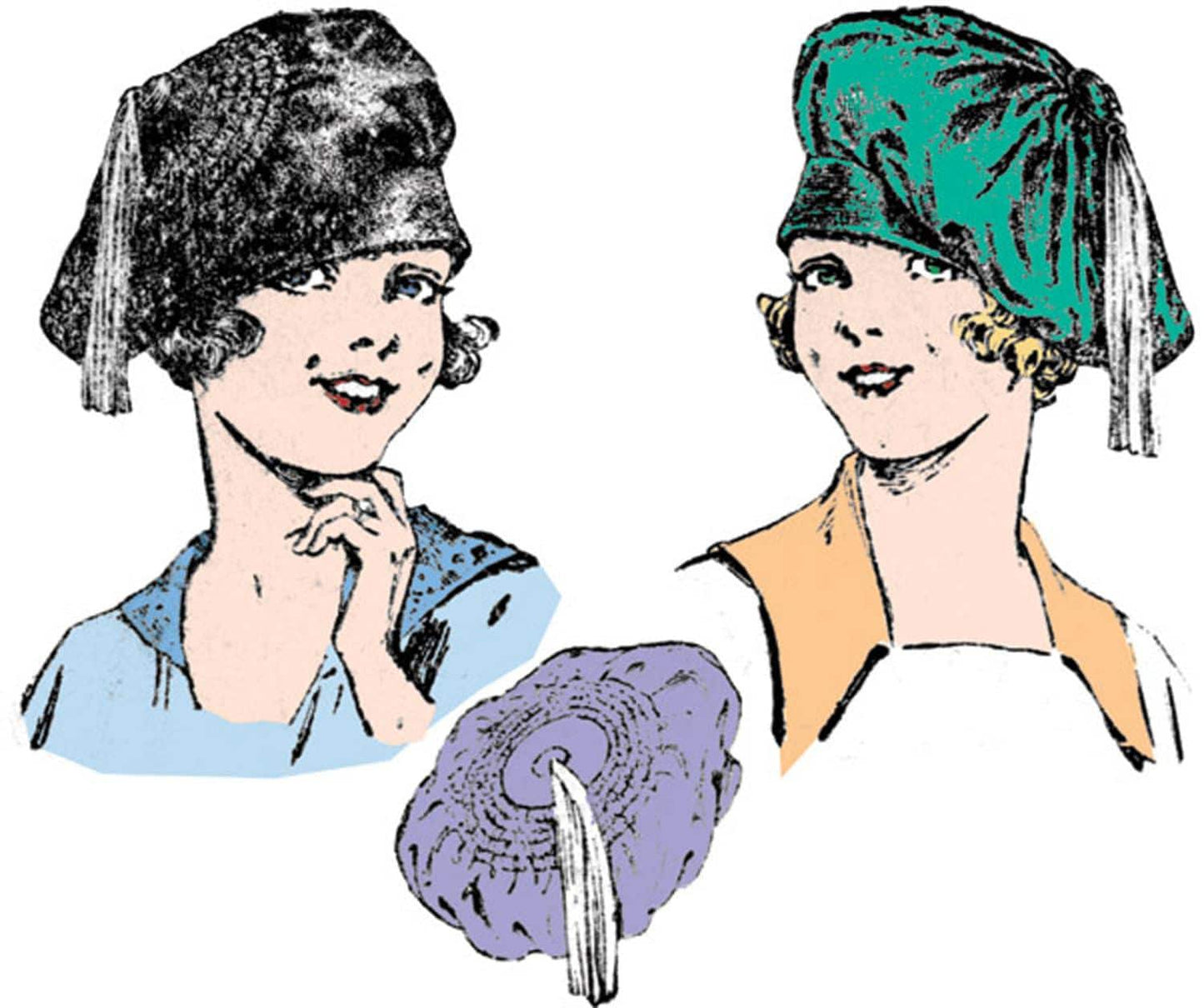 1918 Youth/Teen Girl Tassel Tam - Reproduction Sewing Pattern #H9627