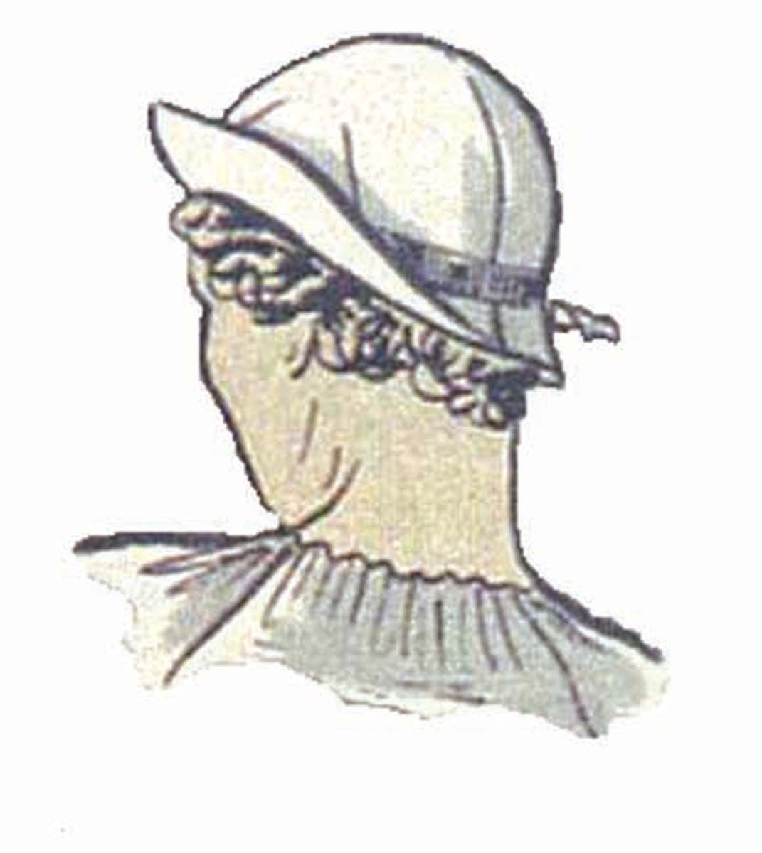 1930s Ladies Bower Style Hat - INSTANT DOWNLOAD - Reproduction 1935 Sewing Pattern #H6993 - PDF - Print At Home