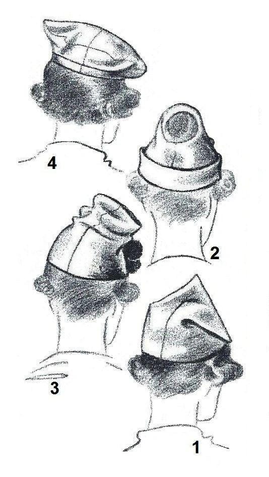 1930s Ladies Close Fitting Hats and Berets - Reproduction 1936 Sewing Pattern #H8515