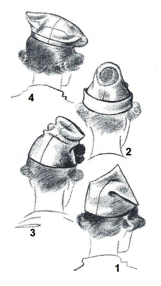 1930s Ladies Close Fitting Hats and Berets - INSTANT DOWNLOAD - Reproduction 1936 Sewing Pattern #H8515 - PDF - Print At Home