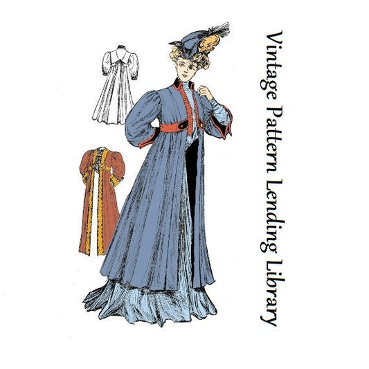 1910 Ladies Empire Coat - Reproduction Sewing Pattern #E2034 - 40 Inch Bust