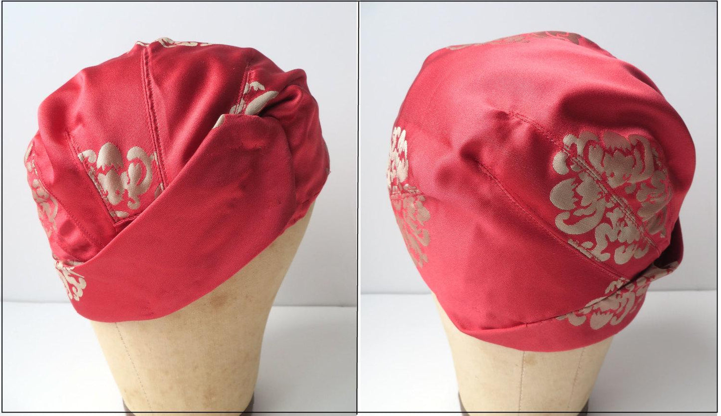 1920s Ladies Close Fitting Cloche Hat - Reproduction Sewing Pattern #H1010