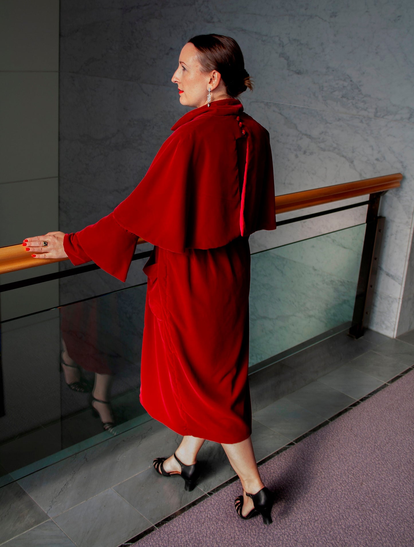 1930 Ladies Coat With Optional Cape - Pattern #T6212 - 34 Inch Bust