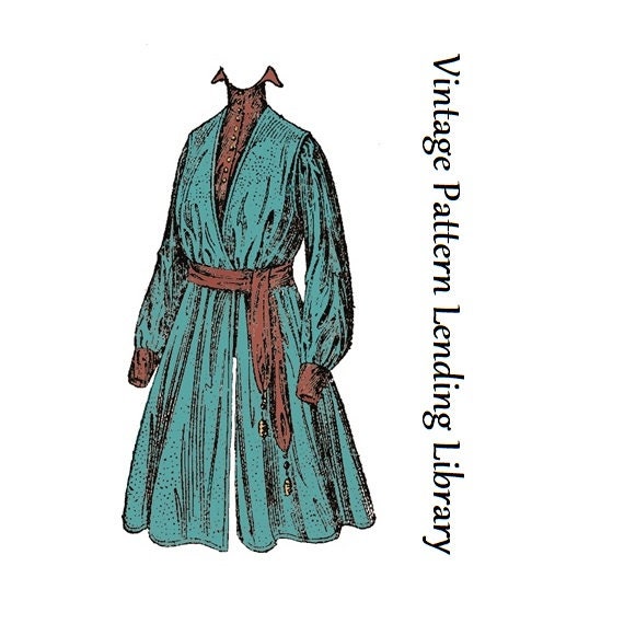 1910s Ladies Russian Blouse - 1916 Pattern #E8672 - 38 Inch Bust