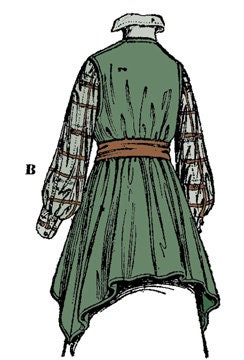 1910s Ladies Russian Blouse - 1916 Pattern #E8672 - 38 Inch Bust