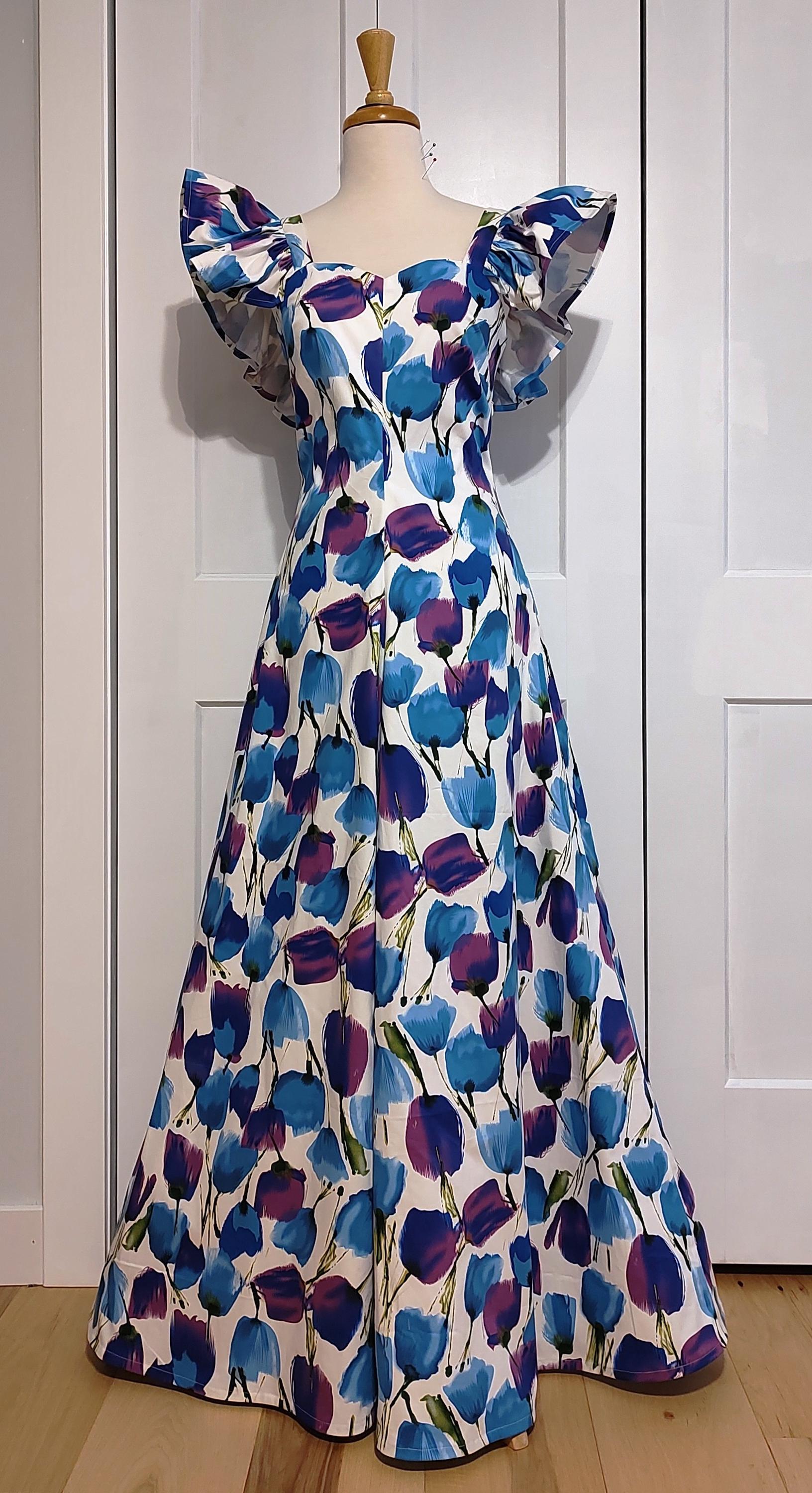 1940 Ladies Evening Gown with Jacket - INSTANT DOWNLOAD - Reproduction 1941 Sewing Pattern #F3680 - 34 Inch Bust - Print At Home - PDF