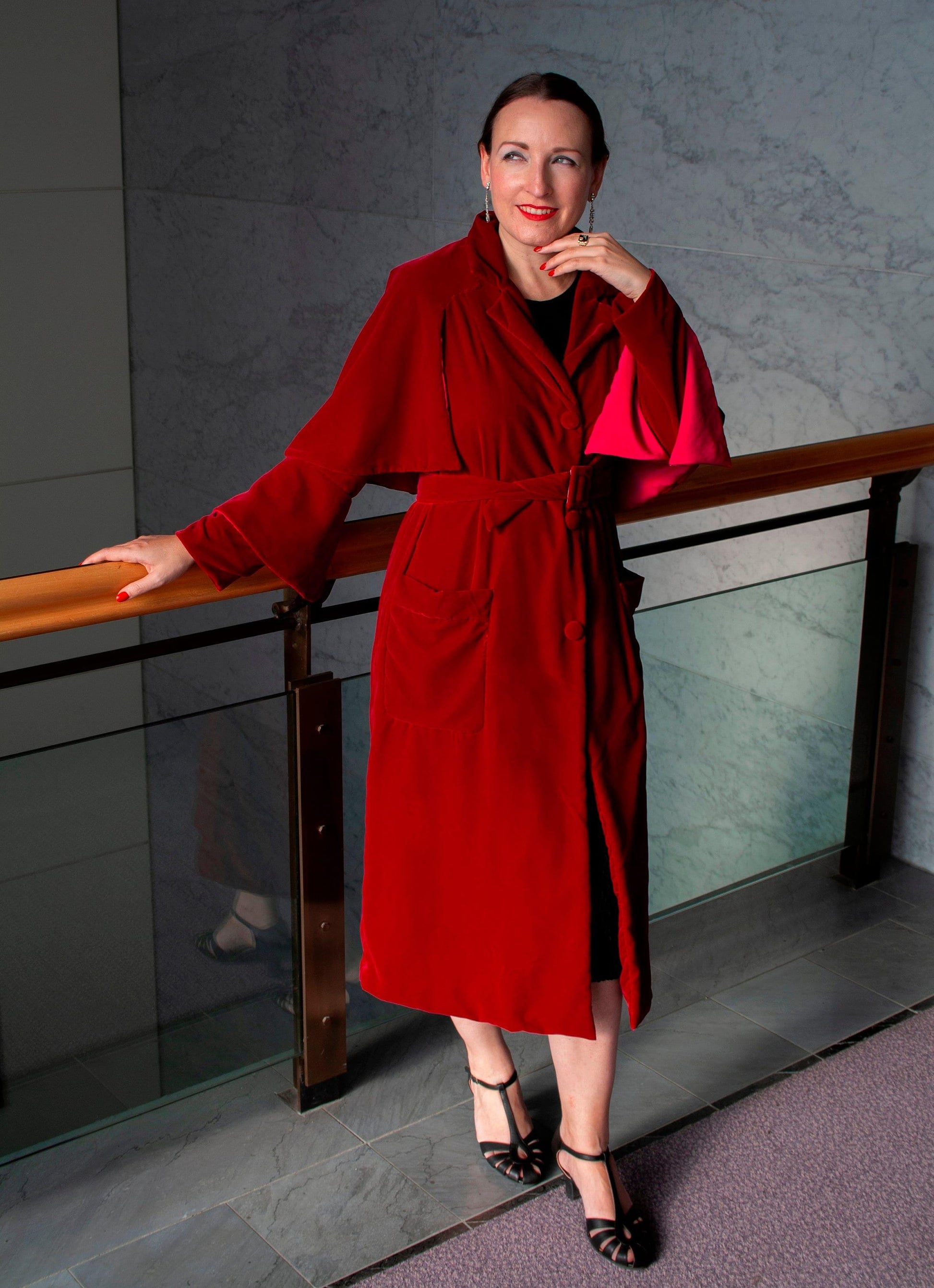 1930 Ladies Coat With Optional Cape - INSTANT DOWNLOAD - Pattern #T6212 - 34 Inch Bust [PDF - PRINT AT HOME]