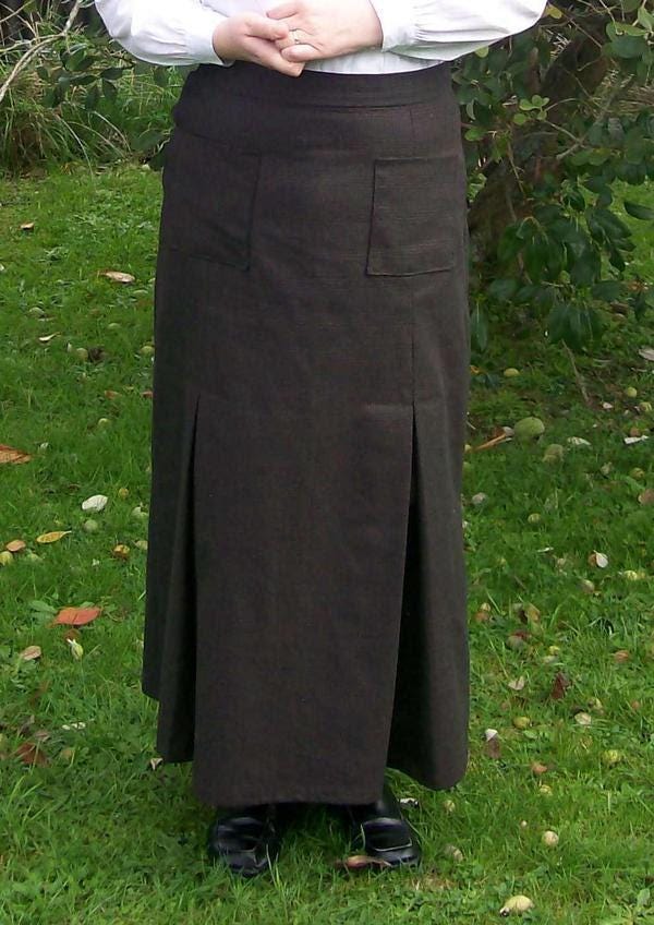 1930s Ladies Skirt With Patch Pockets- INSTANT DOWNLOAD - Reproduction 1935 Sewing Pattern #T8354 - 34 Inch Waist [PDF - PRINT AT HOME]