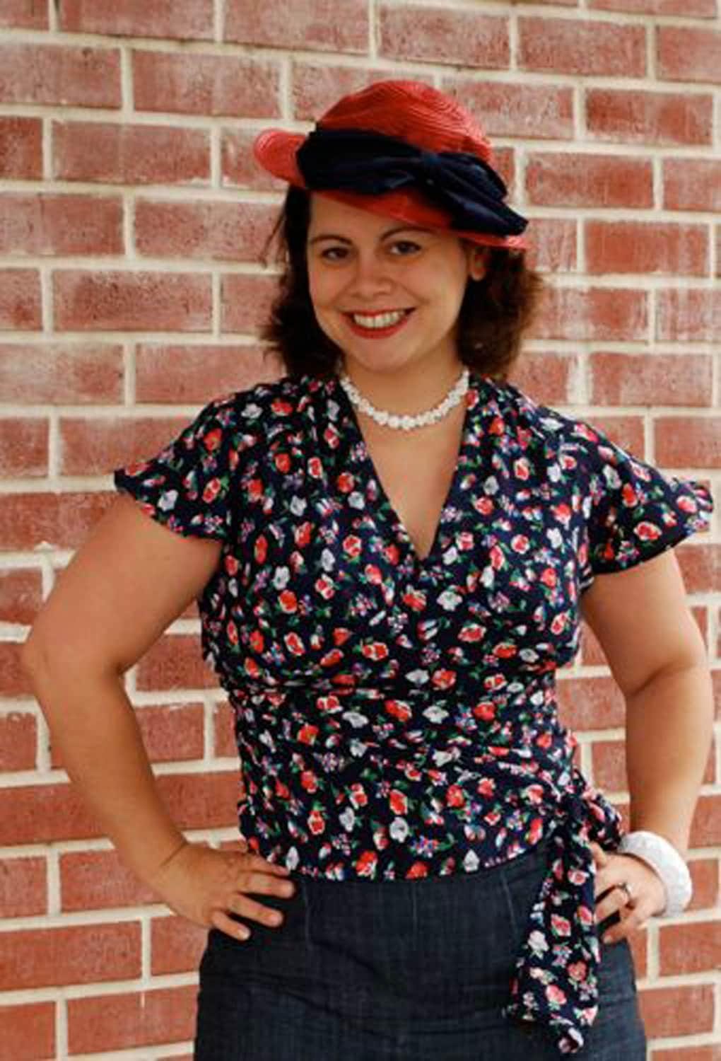 1930s Ladies Blouse With Front Yoke - INSTANT DOWNLOAD - Reproduction 1932 Sewing Pattern #T6834 - Size 34 Inch Bust [PDF - PRINT AT HOME]