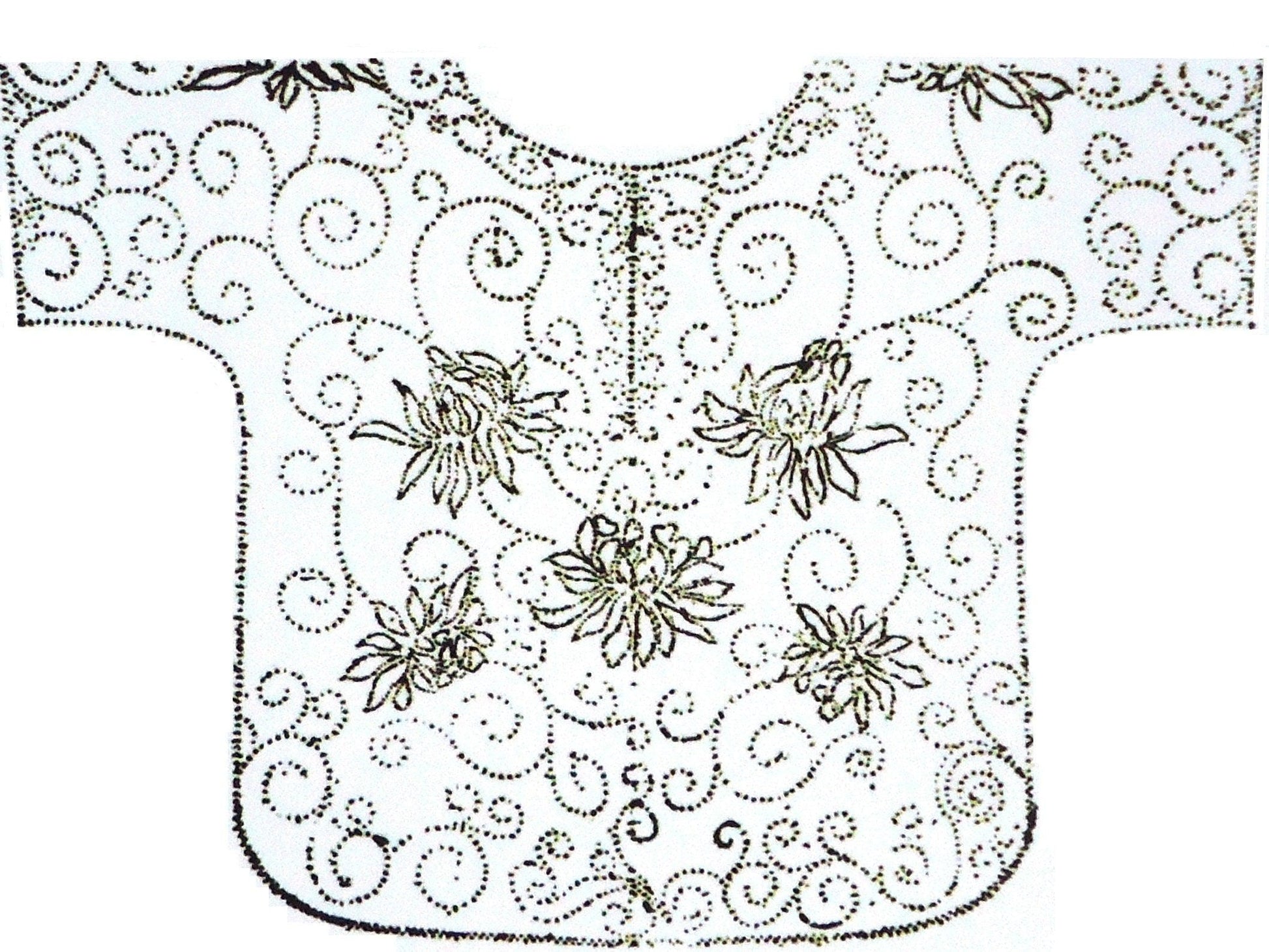 1920s Ladies Beaded Blouse in Kimono Style - INSTANT DOWNLOAD - Reproduction and Transfer Pattern #N14966 [PDF - PRINT AT HOME]