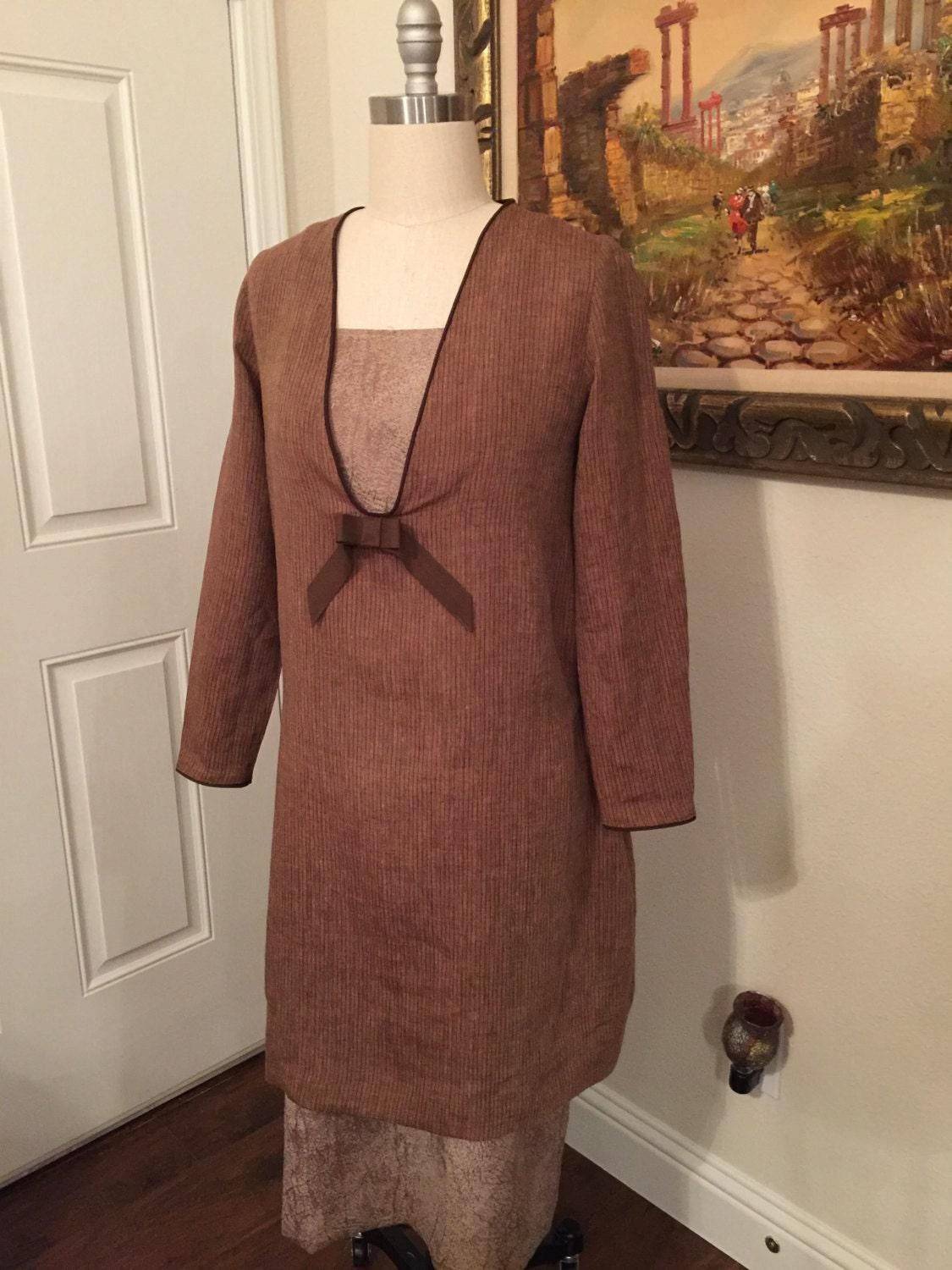 1920s Ladies Coat and Dress Ensemble - INSTANT DOWNLOAD - Reproduction 1925 Sewing Pattern #Z0551 - 36 Inch Bust [PDF - PRINT AT HOME]