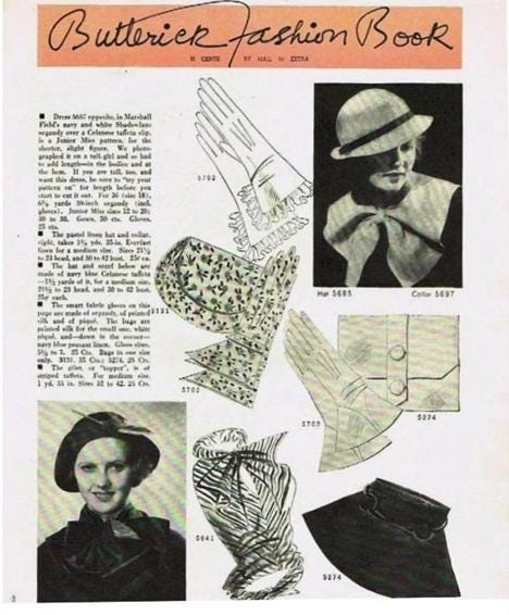 1930s Ladies Hats In Several Styles - Reproduction 1934 Sewing Pattern #H5685 [PDF - PRINT AT HOME]