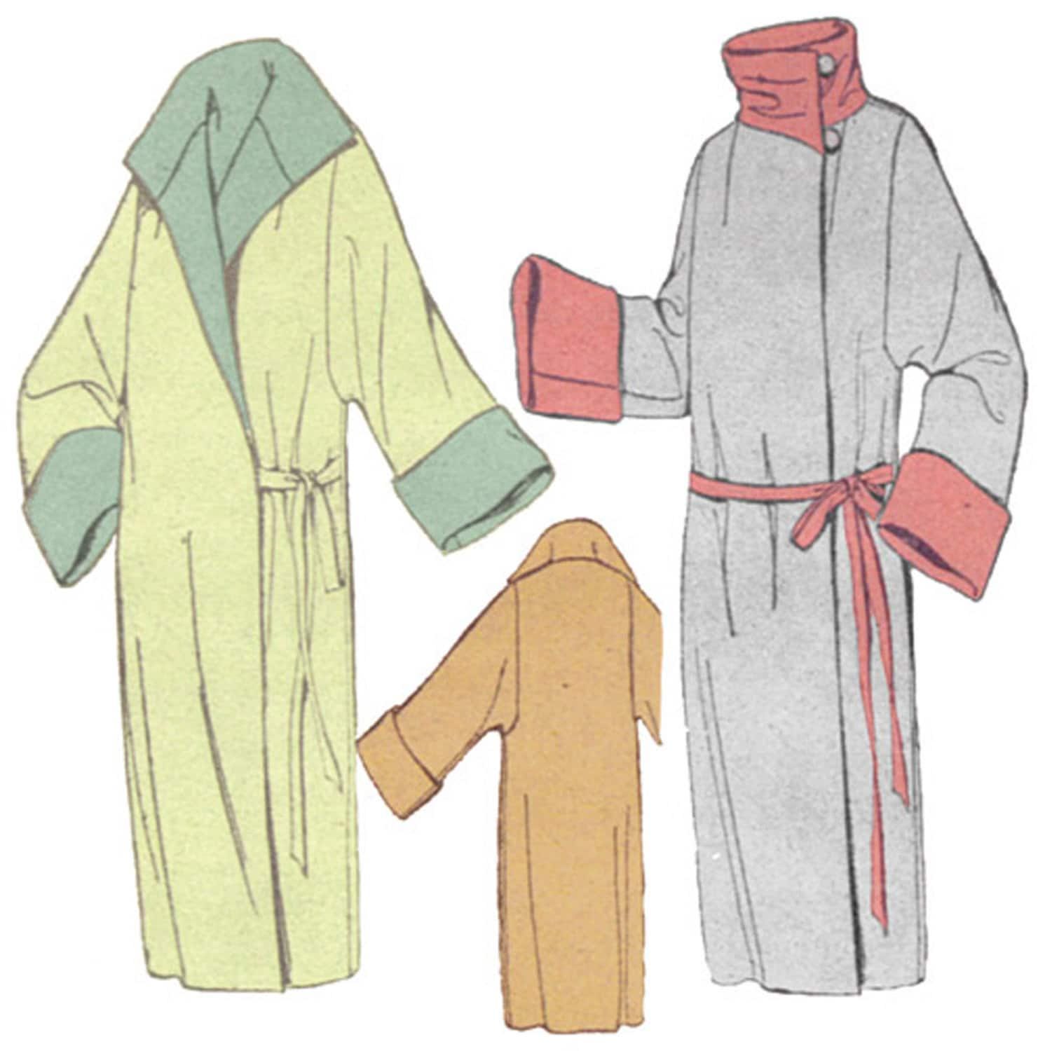 1920s Ladies Coat With Large Sleeves - INSTANT DOWNLOAD - Reproduction 1923 Sewing Pattern #Z1652 - 34 Inch Bust [PDF - PRINT AT HOME]
